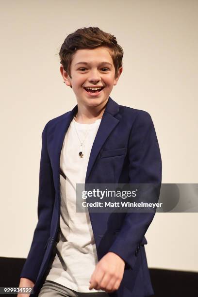 Noah Jupe attends the "A Quiet Place" Premiere 2018 SXSW Conference and Festivals at Paramount Theatre on March 9, 2018 in Austin, Texas.