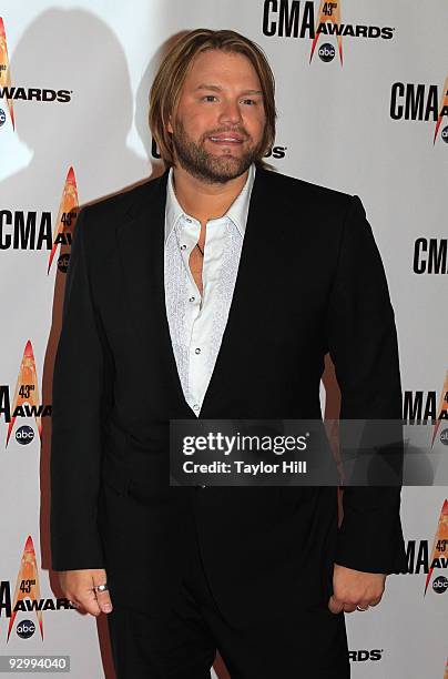 Singer/songwriter James Otto attends the 43rd Annual CMA Awards at the Sommet Center on November 11, 2009 in Nashville, Tennessee.