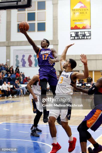 Archie Goodwin of the Northern Arizona Suns shoots the ball against Salt Lake City Stars at Bruins Arena on March 9, 2018 in Taylorsville, Utah. NOTE...