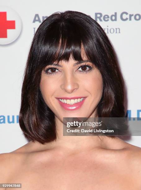 Actress Ashley Arpel Greenwald attends the American Red Cross Annual Humanitarian Celebration to honor the Los Angeles Chargers at Skirball Cultural...