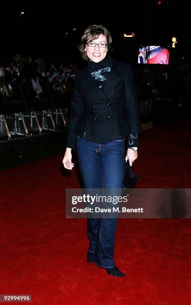 Television presenter Kate Silverton attends the UK Fan Event for 'The Twilight Saga: New Moon', at the Battersea Evolution on November 11, 2009 in...