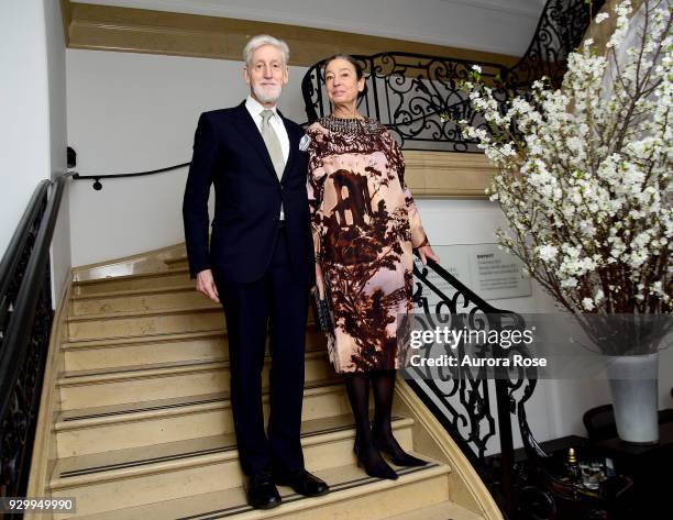 Michele Oka Doner and Fred Doner attend "Before the Fall: German and Austrian Art of the 1930s" opening reception at the Neue Galerie on March 9,...