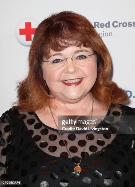 Actress Patrika Darbo attends the American Red Cross Annual Humanitarian Celebration to honor the Los Angeles Chargers at Skirball Cultural Center on...