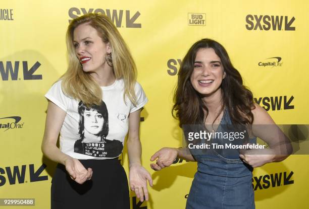 Actors Brooklyn Decker, and Dylan Gelula attend the premiere of Support the Girls at the Zach Theatre during the 2018 South By Southwest Conference...