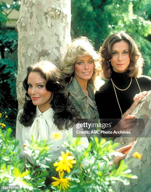 Pilot - Season One - 9/22/76 Pictured, from left: Jaclyn Smith, Farrah Fawcett-Majors and Kate Jackson played undercover detectives Kelly Garrett,...