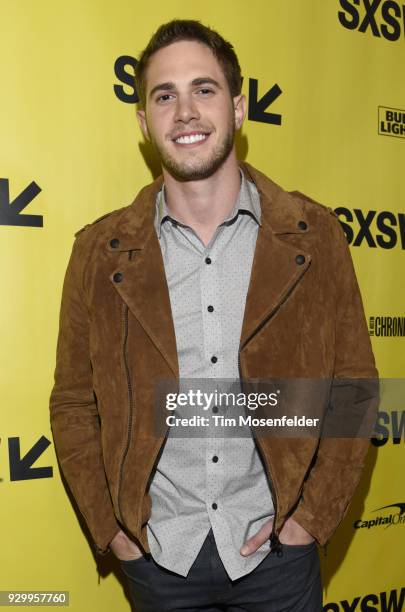 Actor Blake Jenner attends the premiere of American Animals at the Paramount Theatre during the 2018 South By Southwest Conference and Festivals at...