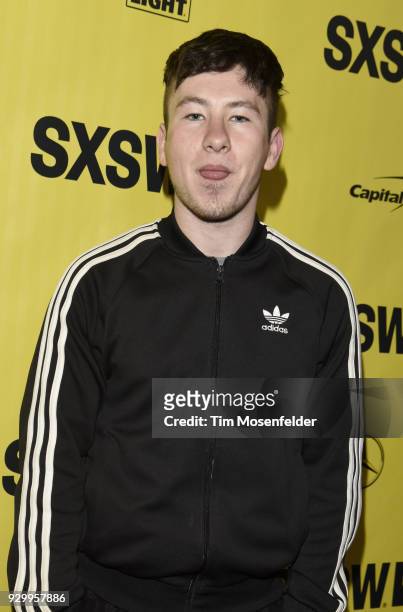 Actor Barry Keoghan attends the premiere of American Animals at the Paramount Theatre during the 2018 South By Southwest Conference and Festivals at...