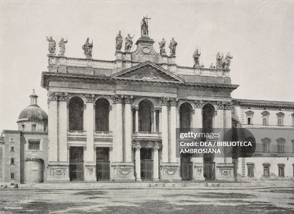 Facade of Basilica of St John Lateran, Rome