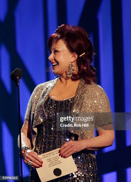 Naomi Judd onstage at the 43rd Annual CMA Awards at the Sommet Center on November 11, 2009 in Nashville, Tennessee.