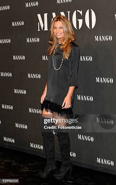 Carla Goyanes attends the launch party of the Mango collection at the Caja Magica on November 11, 2009 in Madrid, Spain.