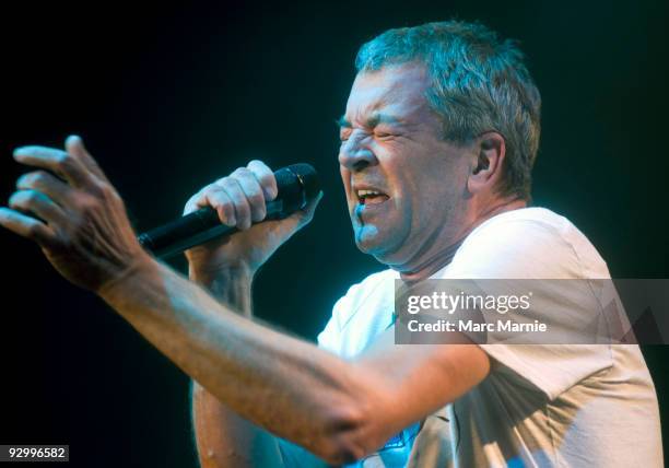 Ian Gillan of Deep Purple perform at Clyde Auditorium on November 11, 2009 in Glasgow, Scotland.