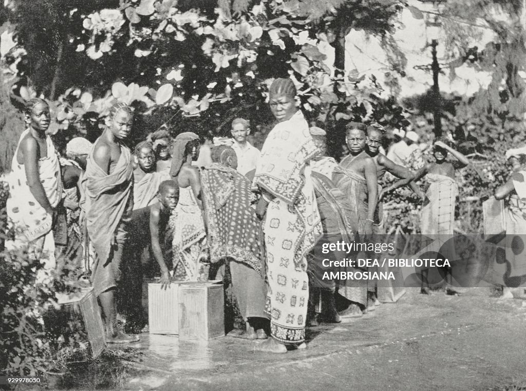 Market scene in Zanzibar