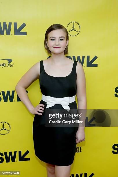 Millicent Simmonds attends the screening of "A Quiet Place" during the South By Southwest Conference and Festivals at the Paramount Theatre on March...