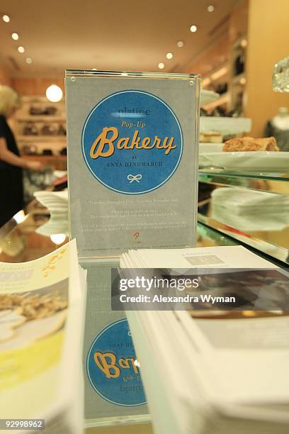 General view of atmosphere at a cocktail hosted by Platine Pop-Up Bakery and Anya Hindmarch to Benefit CoachArt on November 11, 2009 in Los Angeles,...