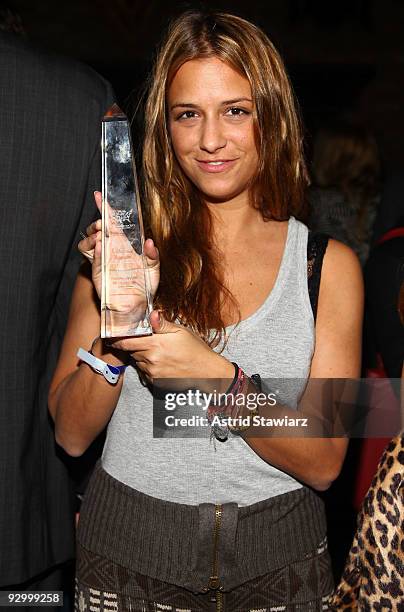 Fashion designer Charlotte Ronson receives the 2009 Compassion In Fashion Award at The Humane Society of the United States & The Art Institute's...