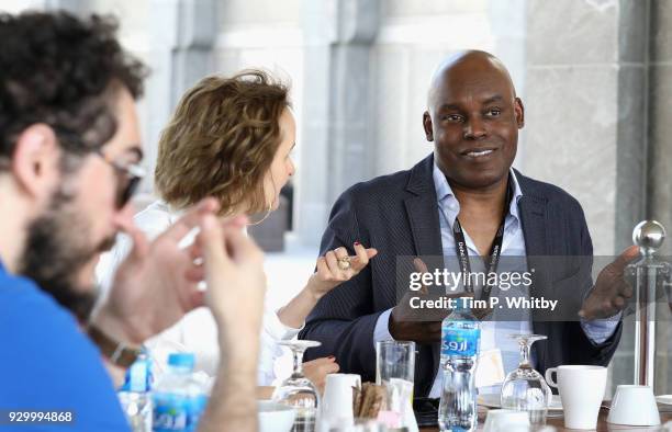 Artistic director of the Toronto International Film Festival and Qumra moderator Cameron Bailey attends a working breakfast on day two of Qumra, the...