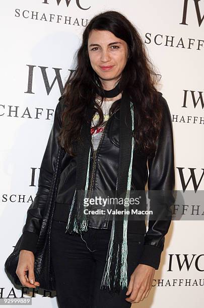 Actress Shiva Rose arrives at the IWC Michael Muller Watch event on November 11, 2009 in Los Angeles, California.