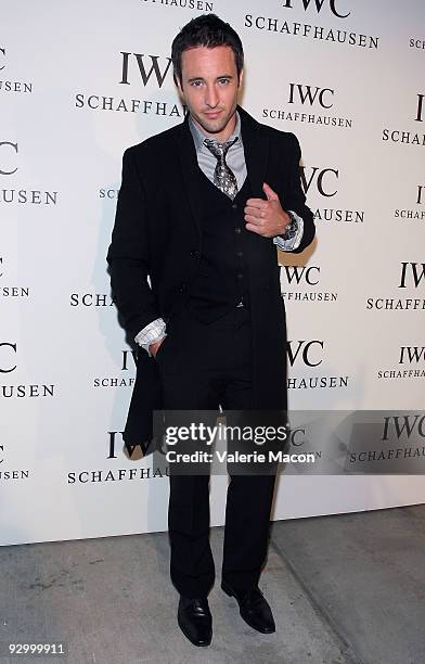 Actor Alex O'Loughlin arrives at the IWC Michael Muller Watch event on November 11, 2009 in Los Angeles, California.