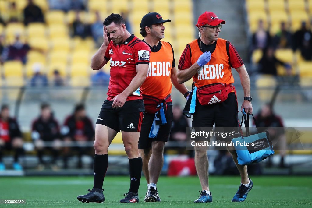 Super Rugby Rd 4 - Hurricanes v Crusaders