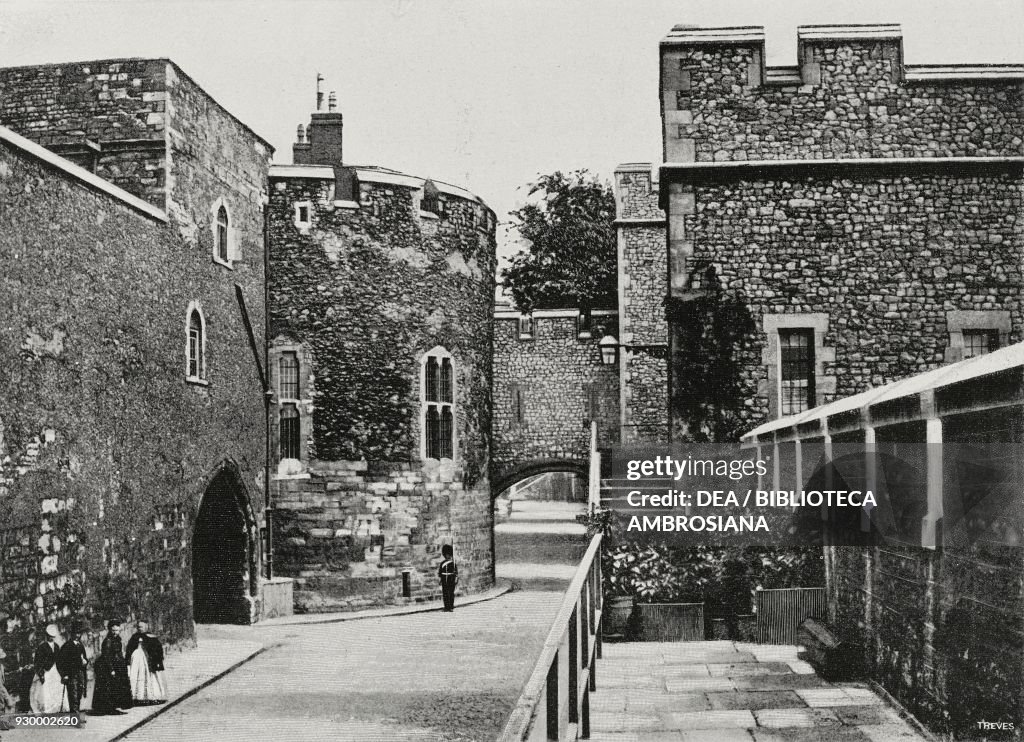 View of Interior of Tower of London