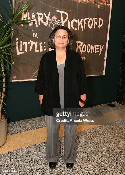 Filmmaker Roberta Grossman attends the screening of her film 'Blessed is the Match: The Life and Death of Hannah Senesh' at the Linwood Dunn Theater...