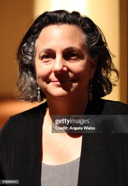 Filmmaker Roberta Grossman attends the screening of her film 'Blessed is the Match: The Life and Death of Hannah Senesh' at the Linwood Dunn Theater...