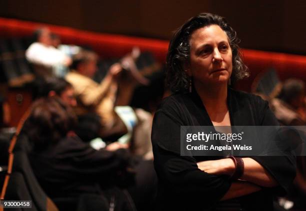 Filmmaker Roberta Grossman attends the screening of her film 'Blessed is the Match: The Life and Death of Hannah Senesh' at the Linwood Dunn Theater...
