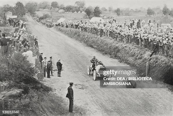 Camille Jenatzy driving Mercedes