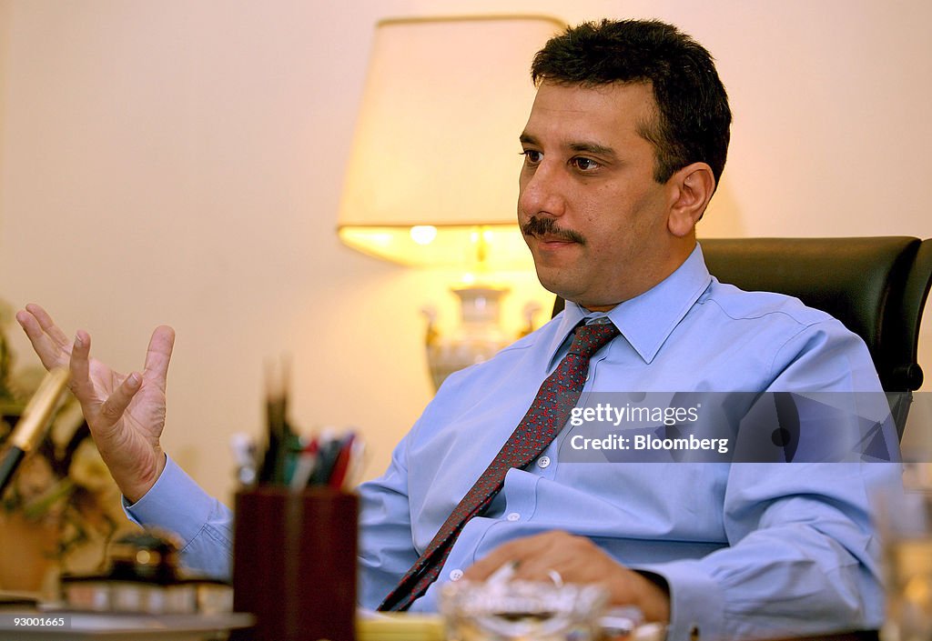 Mian Raza Raza Mansha, chief executive officer of D.G. Khan Cement Ltd., speaks ...