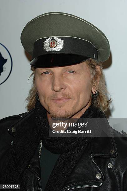 Matt Sorum arrives at the Shine On Sierra Leone Foundation Benefit at Playhouse Hollywood on November 11, 2009 in Los Angeles, California.