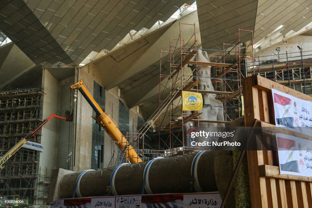 Grand Egyptian Museum receives Meneptah pillar