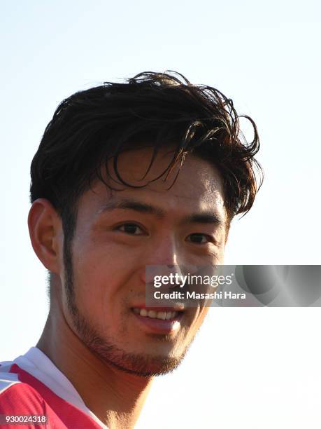 Kenyu Sugimoto of Cerezo Osaka looks on after the J.League J1 match between Kashiwa Reysol and Cerezo Osaka at Sankyo Frontier Kashiwa Stadium on...