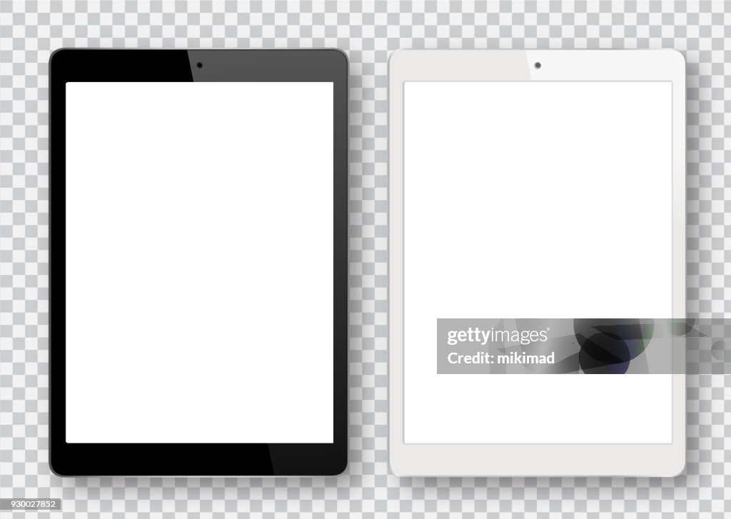 Black and White Digital Tablet