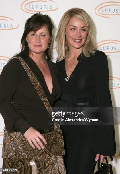 Kelly Stone and Sharon Stone