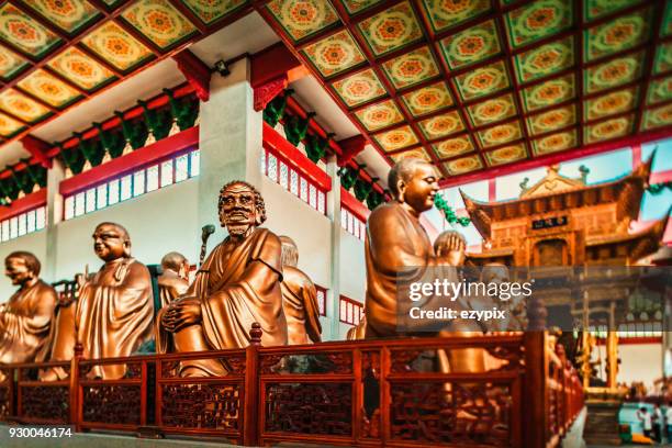 ancient monks at lingyin temple, hangzhou - jiangyin stock pictures, royalty-free photos & images