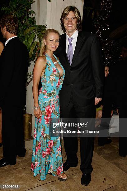 Haley Bracken and Nathan Bracken attend the Cartier Trinity Collection Launch at Altona on November 12, 2009 in Sydney, Australia.