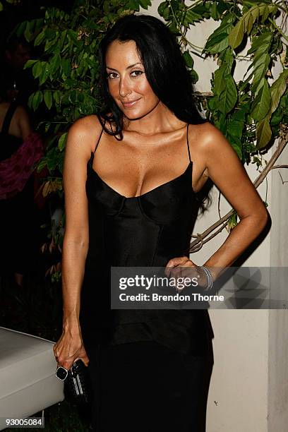 Terry Biviano attends the Cartier Trinity Collection Launch at Altona on November 12, 2009 in Sydney, Australia.