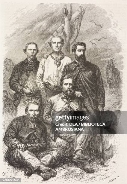 The Grafton castaways: Henry Forges, Portuguese chef, George Harris, English sailor, Alexander McLaren, Norwegian sailor, Thomas Musgrave, American...