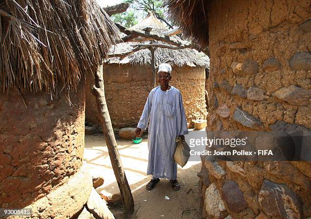 An old man is seen in a street on November 07, 2009 in Bauchi, Nigeria.