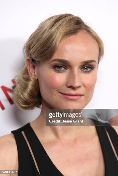 Actress Diane Kruger arrives at the 2009 Hamilton Behind The Camera awards held at The Highlands Club in the Hollywood & Highland Center on November...