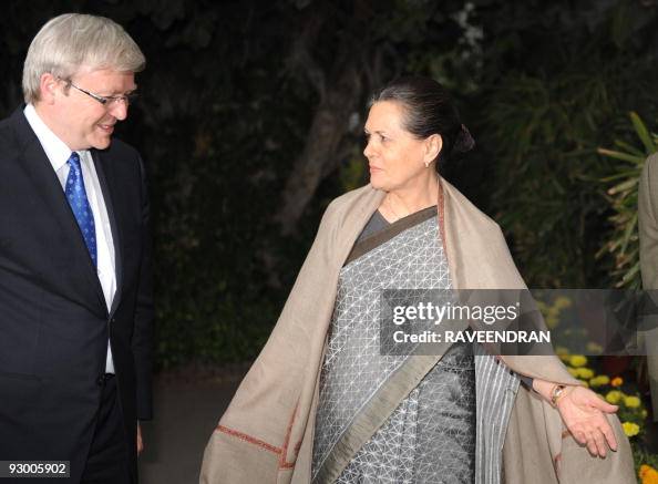 Kevin Rudd 2009 Australian Prime Minister Kevin Rudd meets with Congress party-led ...