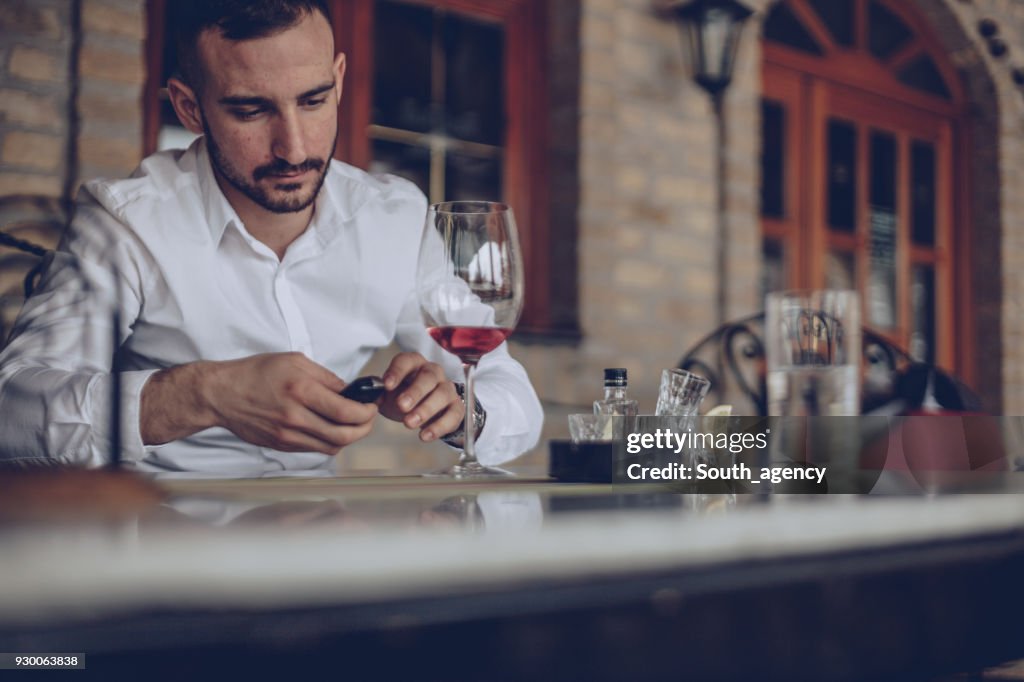 Drinking alone