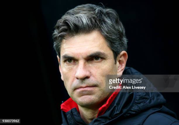 Mauricio Pellegrino, Manager of Southampton during the Premier League match between Newcastle United and Southampton at St. James Park on March 10,...