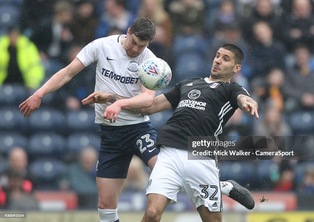Preston North End v Fulham - Sky Bet Championship