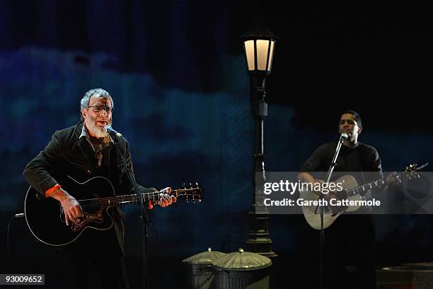 Yusuf Islam attends photocall to launch his 'Guess I'll Take My time Tour' which starts in Dublin on November 15th at Elstree Studios on November 12,...