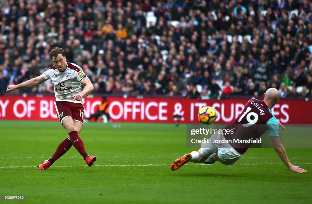 West Ham United v Burnley - Premier League