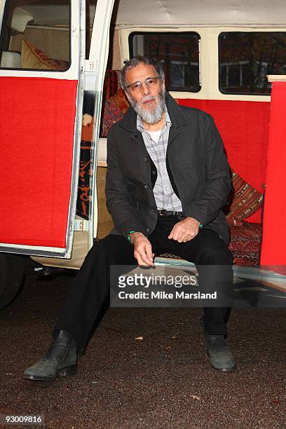 Yusuf Islam attends a photocall to launch his 'Guess I'll Take My Time' tour at Elstree Studios on November 12, 2009 in Borehamwood, England.