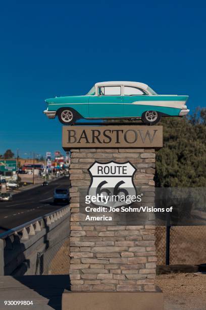 Chevy Welcomes travelers to Barstow California and old Route 66.