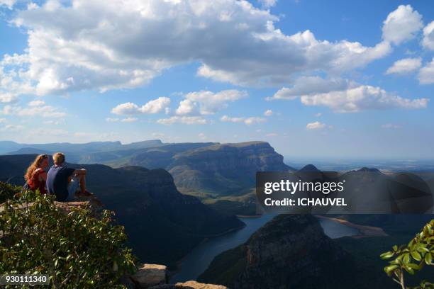 view of blyde river canyon - blyde river canyon stock pictures, royalty-free photos & images