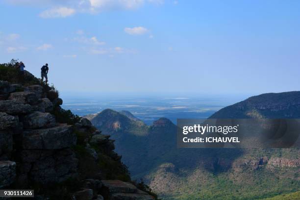 view of blyde river canyon - blyde river canyon stock pictures, royalty-free photos & images